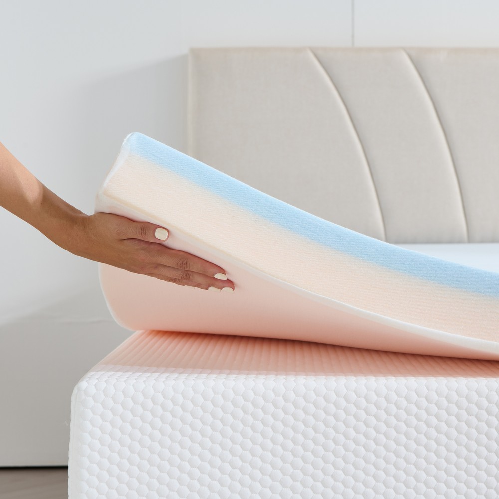 Mattress Topper-2/3 Inch Cooling Gel Memory Foam Mattress Topper,Twin Full Queen