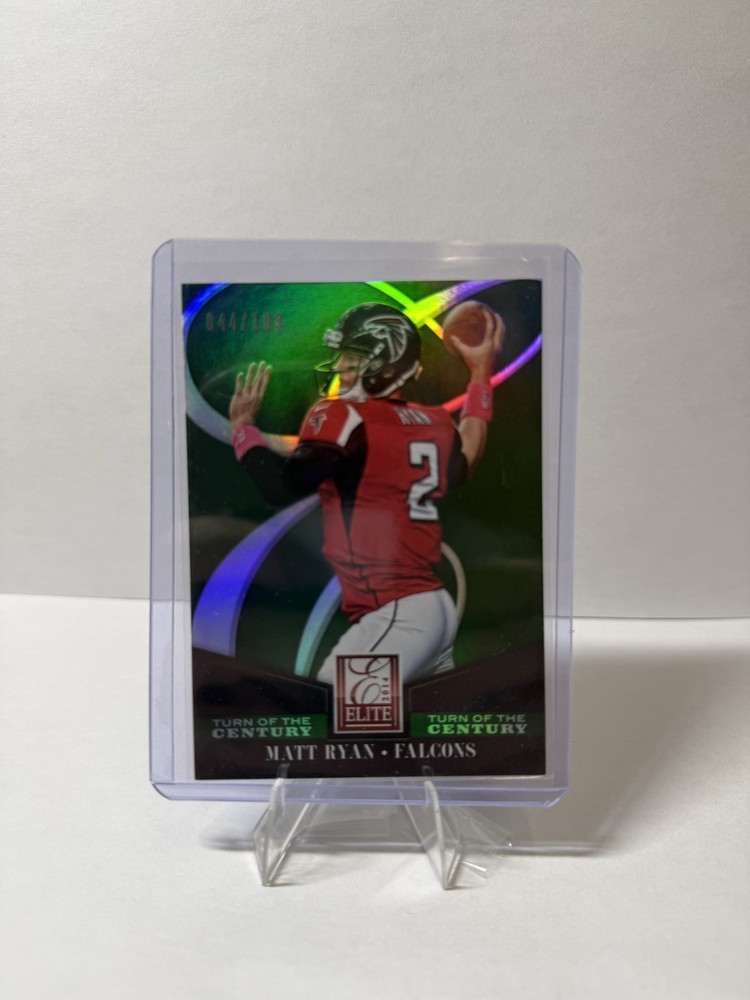 Matt Ryan 2014 Panini Elite Turn Of The Century Green Foil Parallel #'D /199