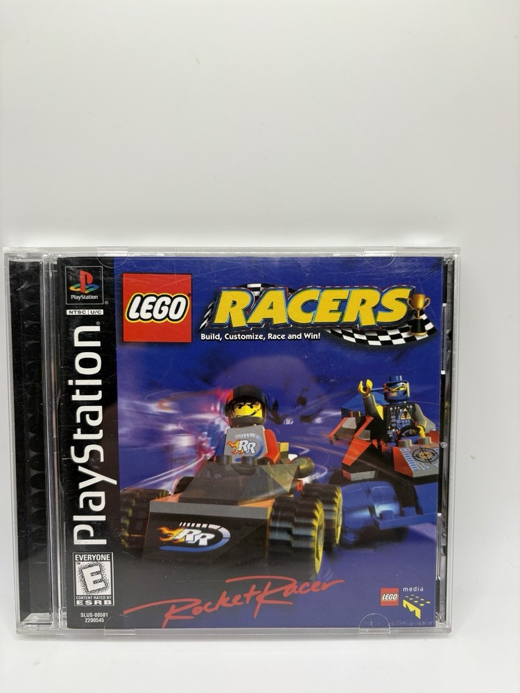 Lego Racers-PS1-CIB-Black Label-TESTED & WORKING