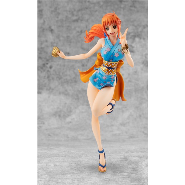 MEGAHOUSE Nami One Piece Statue H23cm Figure Animation POP Model Collection