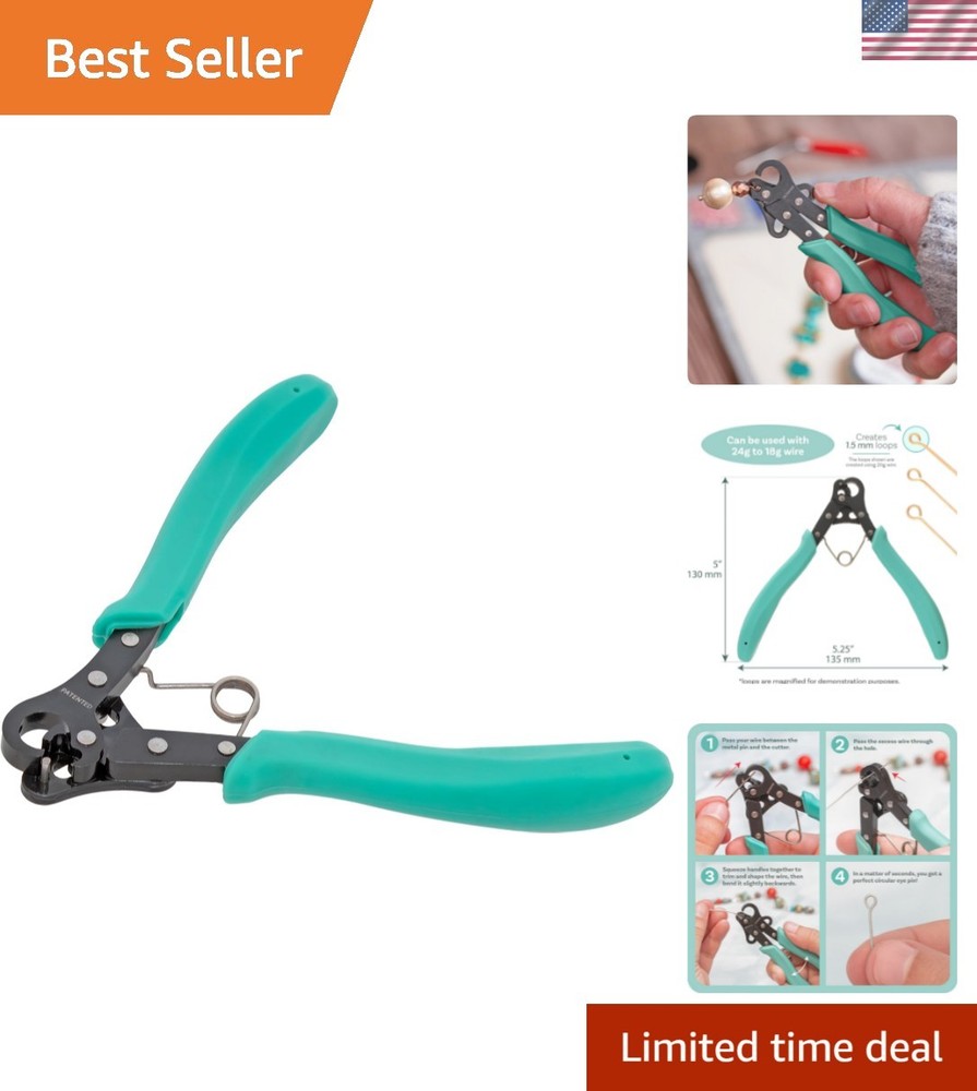 Spring-Action Vintaj One Step Looper for 1.5mm Loops - Jewelry Making Essential