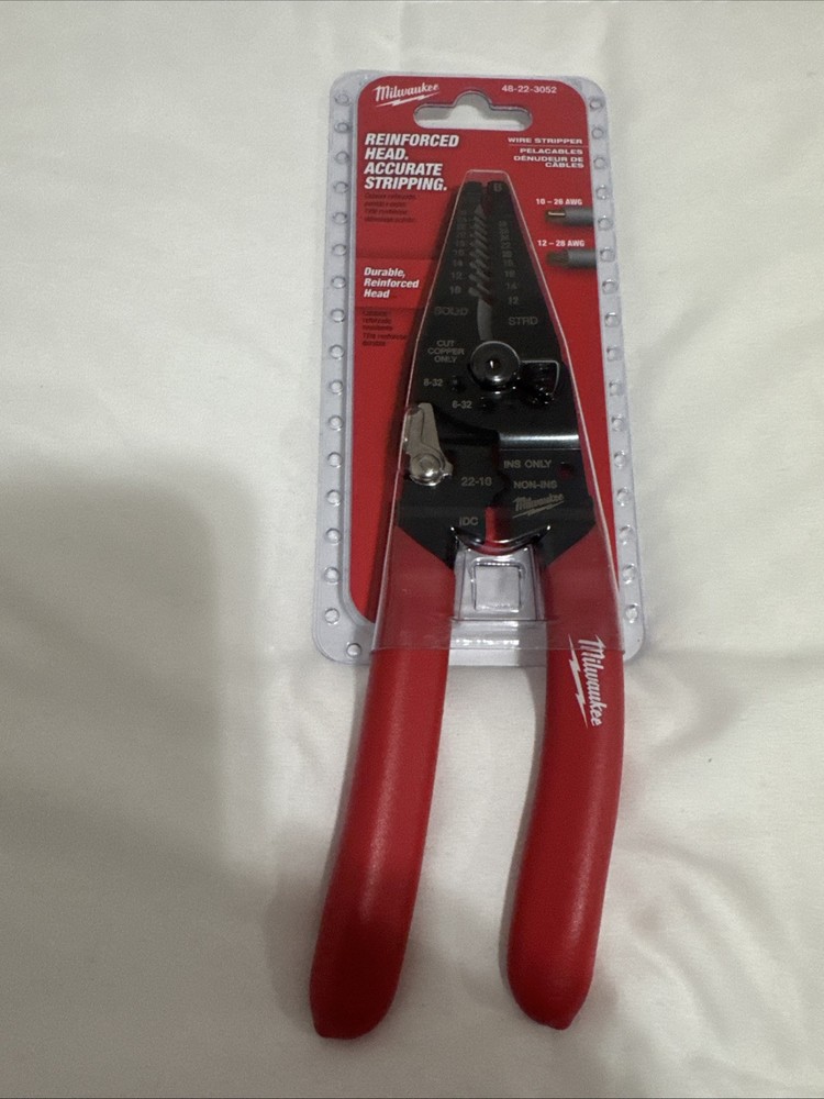 Milwaukee Tool 48-22-3052 10-28 AWG Multi-Purpose Wire Stripper & Cutter NEW
