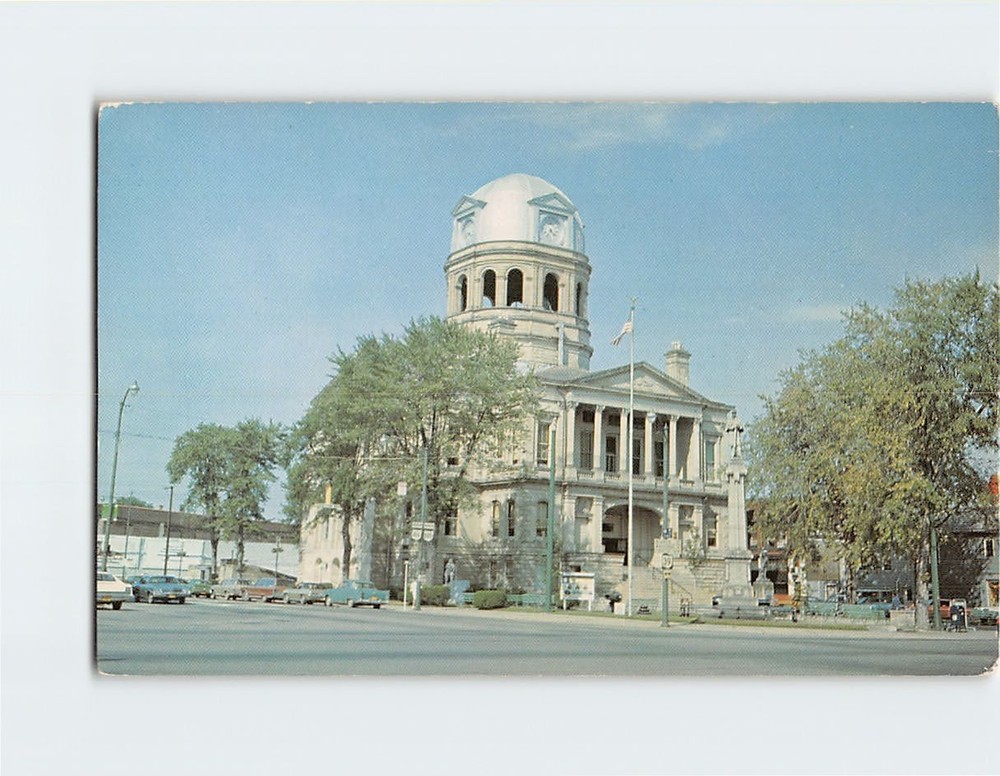 Postcard Tuscarawas County Court House Ohio USA