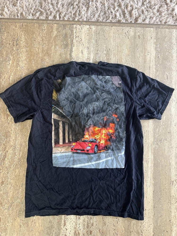 White Phosphor Motorsports Rare Tshirt Large