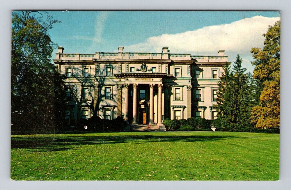 Hyde Park NY-New York, Vanderbilt Mansion Natl Historic Site, Vintage Postcard