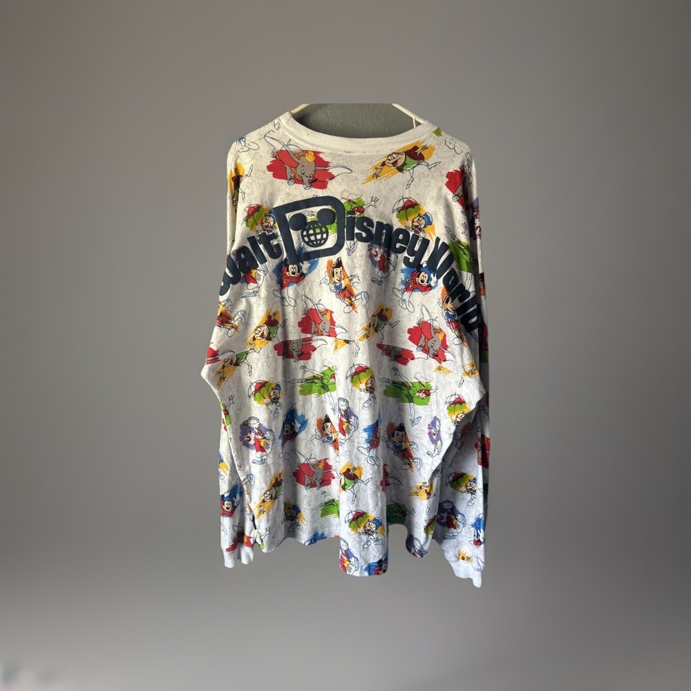 Walt Disney World Adult XXL 2020 Ink and Paint Spirit Jersey Mickey Dumbo -