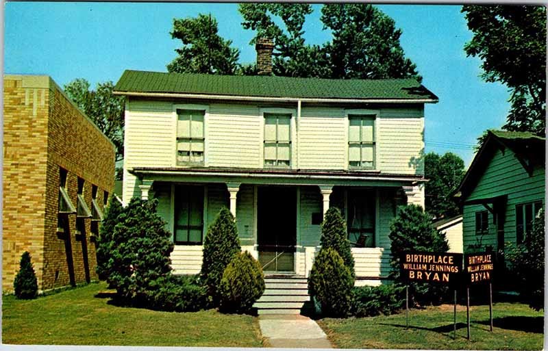 Postcard HOUSE SCENE Salem Illinois IL m/09 AO1336