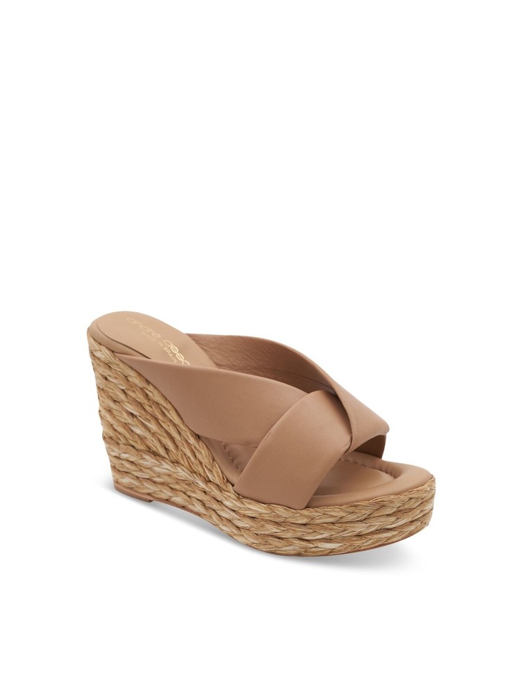 ANDRE ASSOUS Womens Beige 1