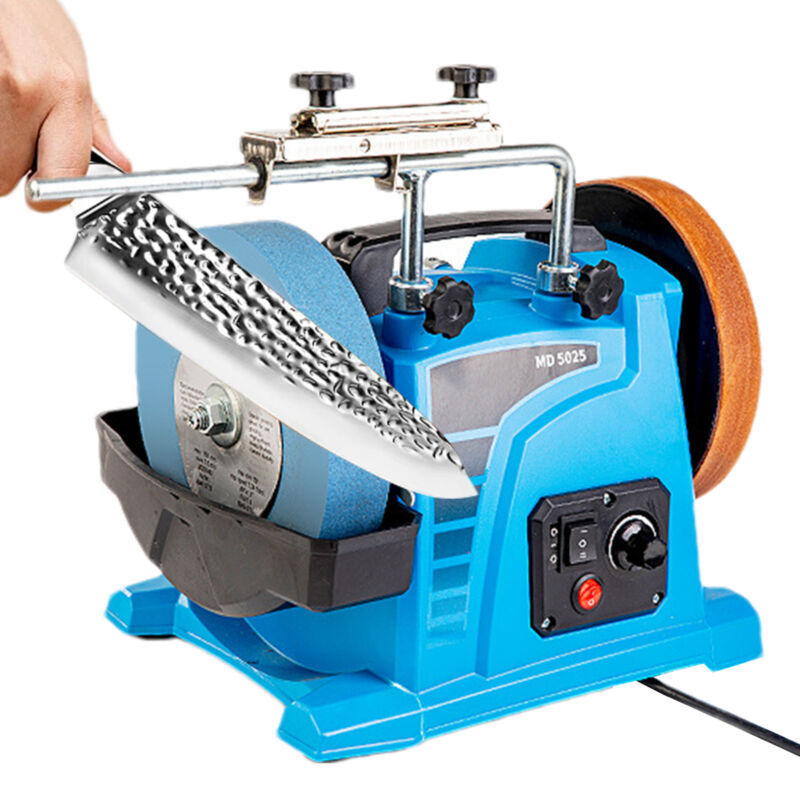 8-Inch Wet Sharpening System with Water Cooling for Precision Stone Grinding