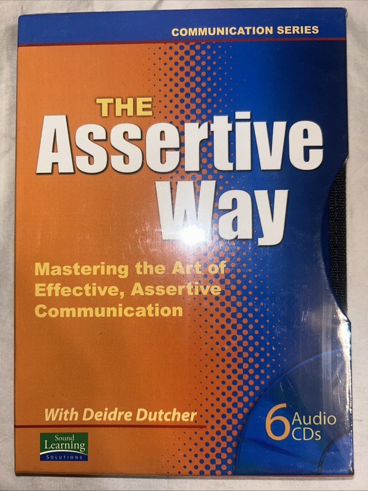 AudioBook The Assertive Way Communication Series 6-CDs Deidre Dutcher Brand NEW