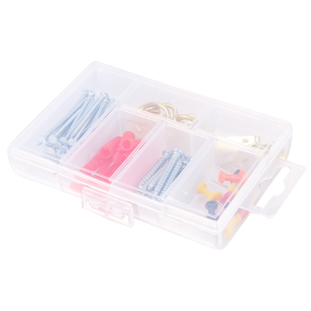80 PCS/Set Screw Hooks Screws for Hanging Repair Kit Expansion Tube