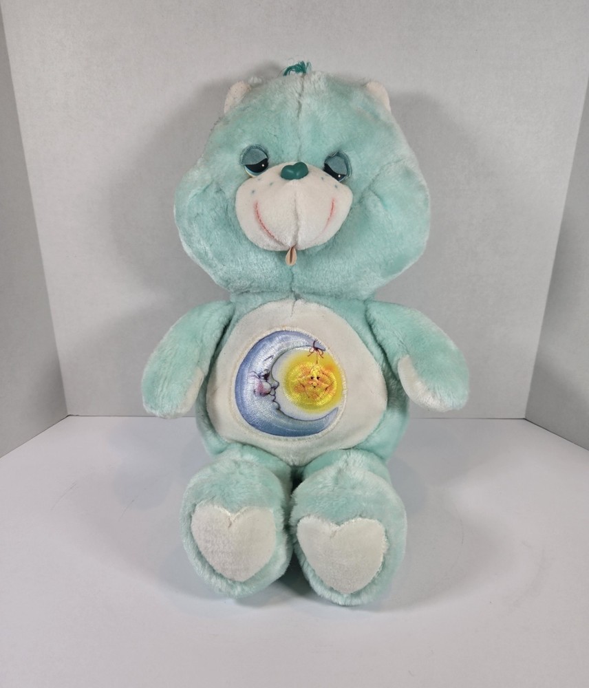 Vintage 1983 Kenner Care Bear Bedtime Bear Stuffed Animal Plush
