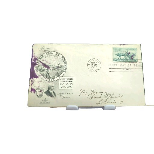 First Day Cover Minnesota Territorial Centennial 149 The Great Seal