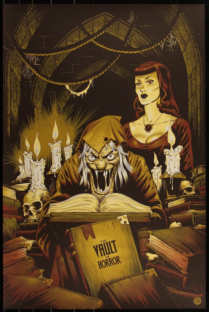 The Vault of Horror by Phantom City Creative Screen Print Movie Art Poster MondoArt by Phantom City Creative 142/150 Measures 24