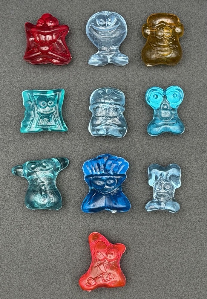 Lot 10 Classic Hielocos Coca-Cola Series 1 Crazy Bones Brazil 1990s