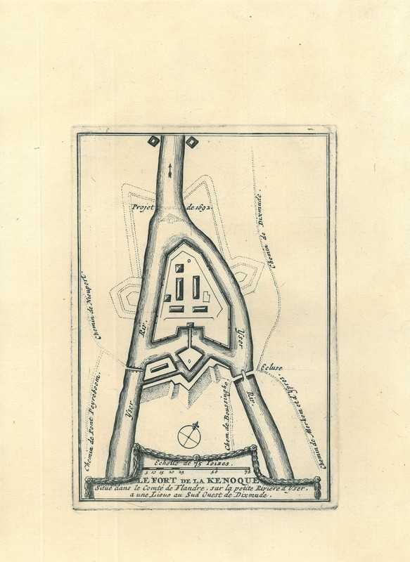 City map of Fort Knokke