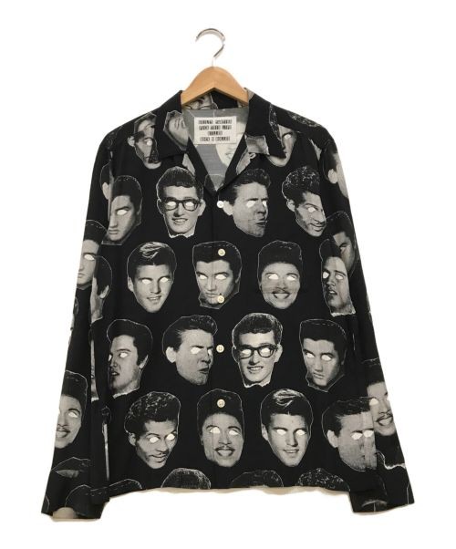 Wacko Maria Rock N Roll Aloha Shirt Long Sleeve Size L