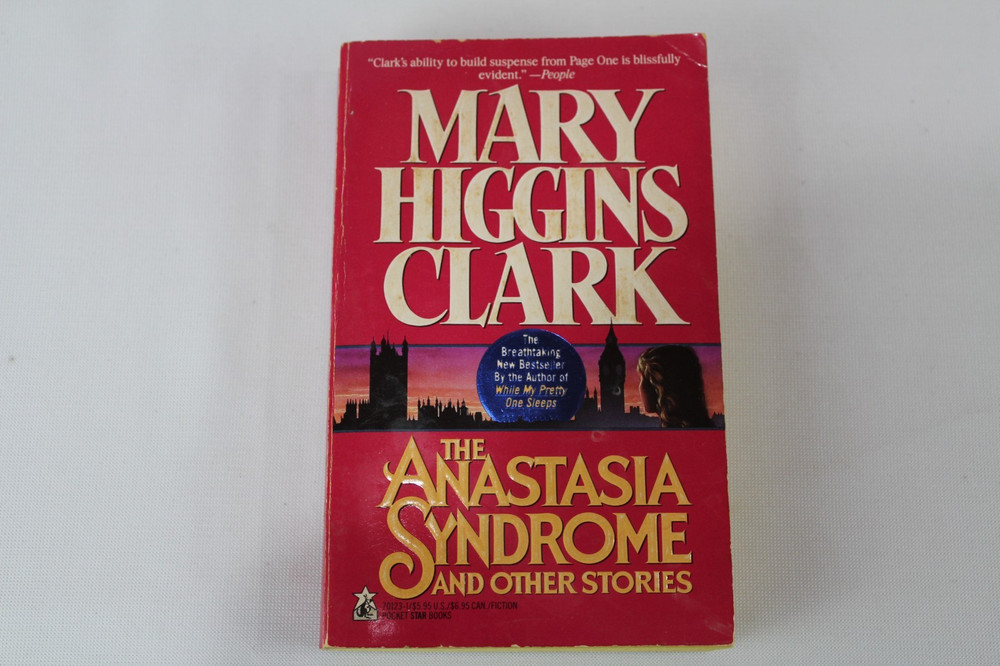 Anastasia Syndrome by Mary Higgins Clark (1991, Mass Market) FIRST PRINTING