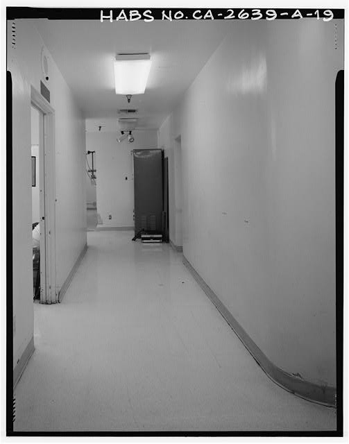Burbank CA Walt Disney Studios Process Laboratory Interior Hallway 1930s
