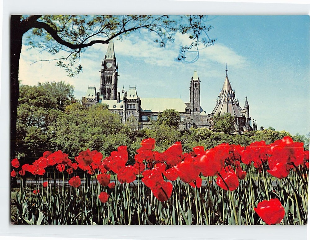 Postcard Parliament Buildings Ottawa Ontario Canada