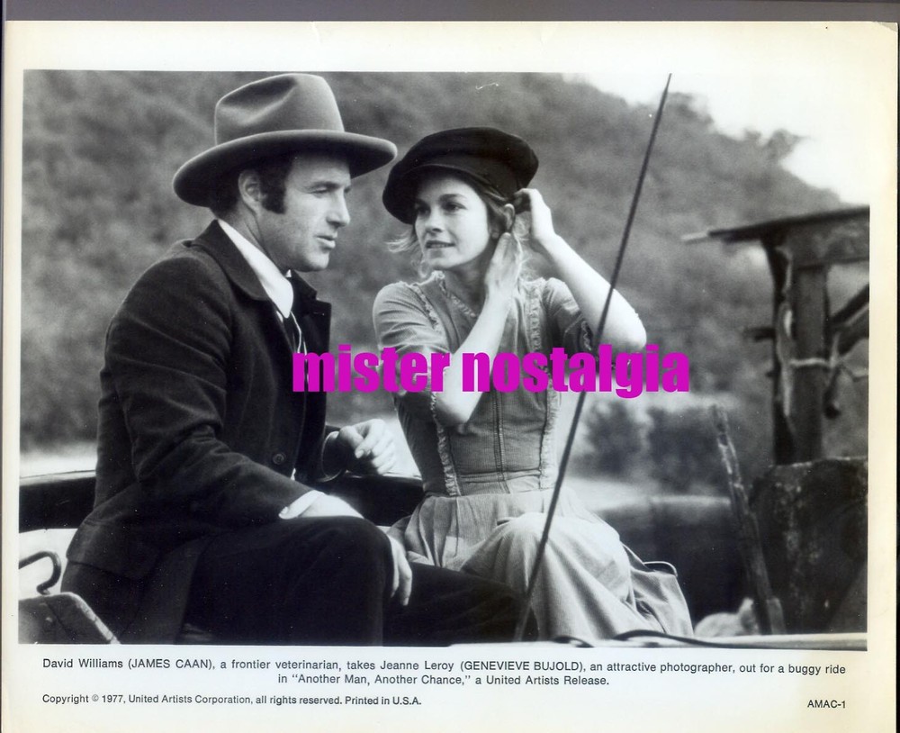 Vintage Photo 1977 James Caan Genevieve Bujold Another Man Another Chance