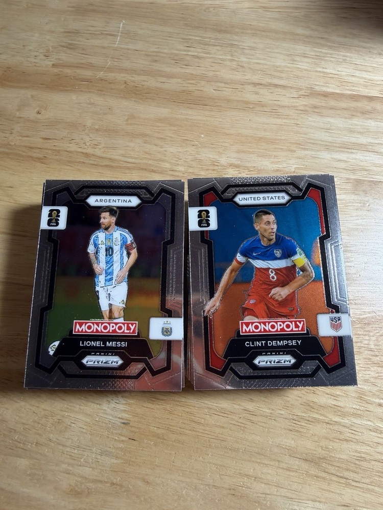 2026 Panini FIFA World Cup Monopoly Prizm [Complete Base Set 1-100] No Yamal