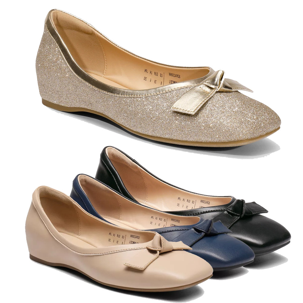 Women Slip On Ballet Flats Close Toe Comfortable Dress Flat Shoes