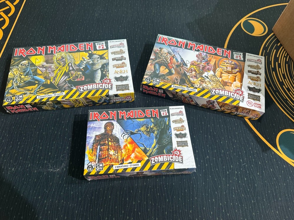CMON Zombicide: Iron Maiden Character Pack Bundle (Limited Edition) NEW - 3 PACK