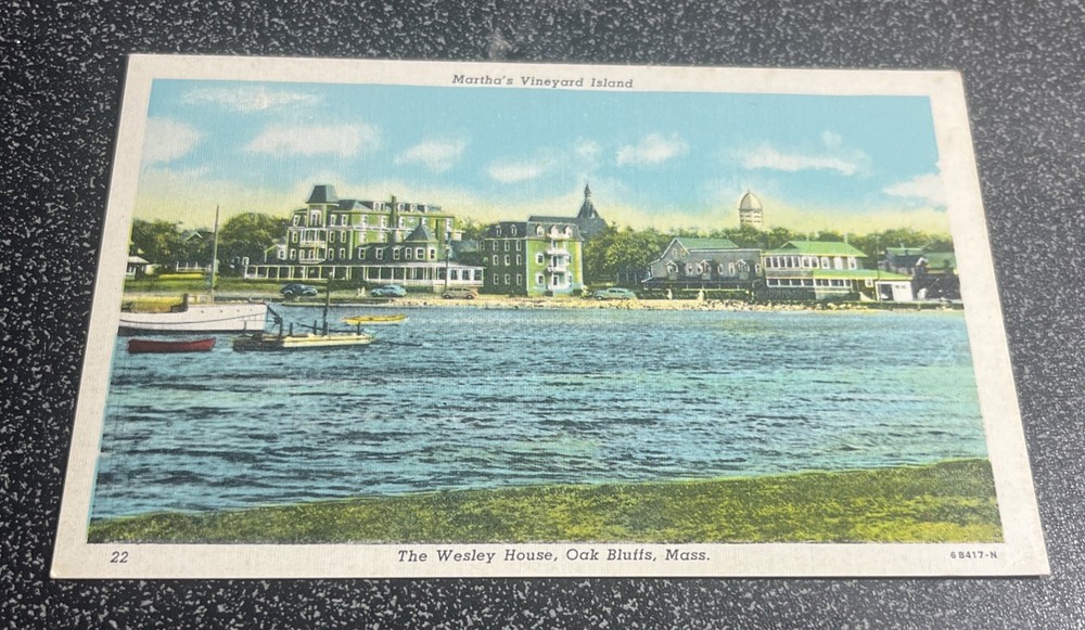 Early Postcard - The Wesley House, Oak Bluffs, Martha's Vineyard, Ma.
