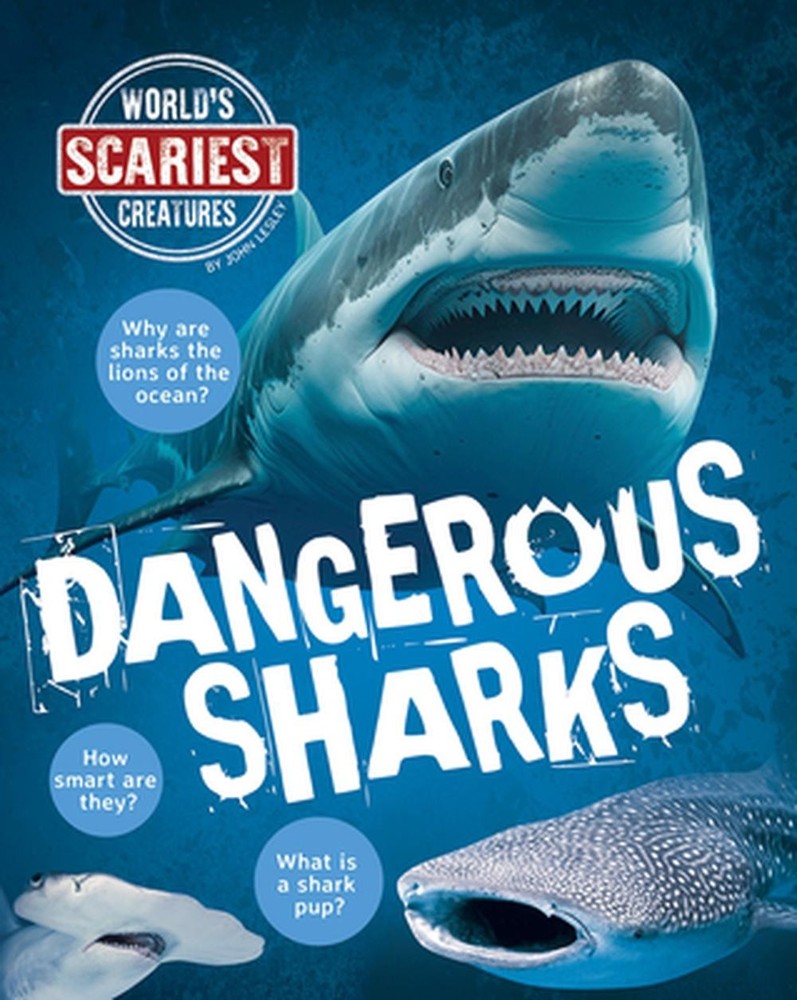 Dangerous Sharks by John Lesley Paperback Book