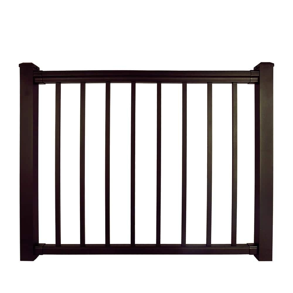 Allure 36 Inch Preassembled Bronze Aluminum Gate