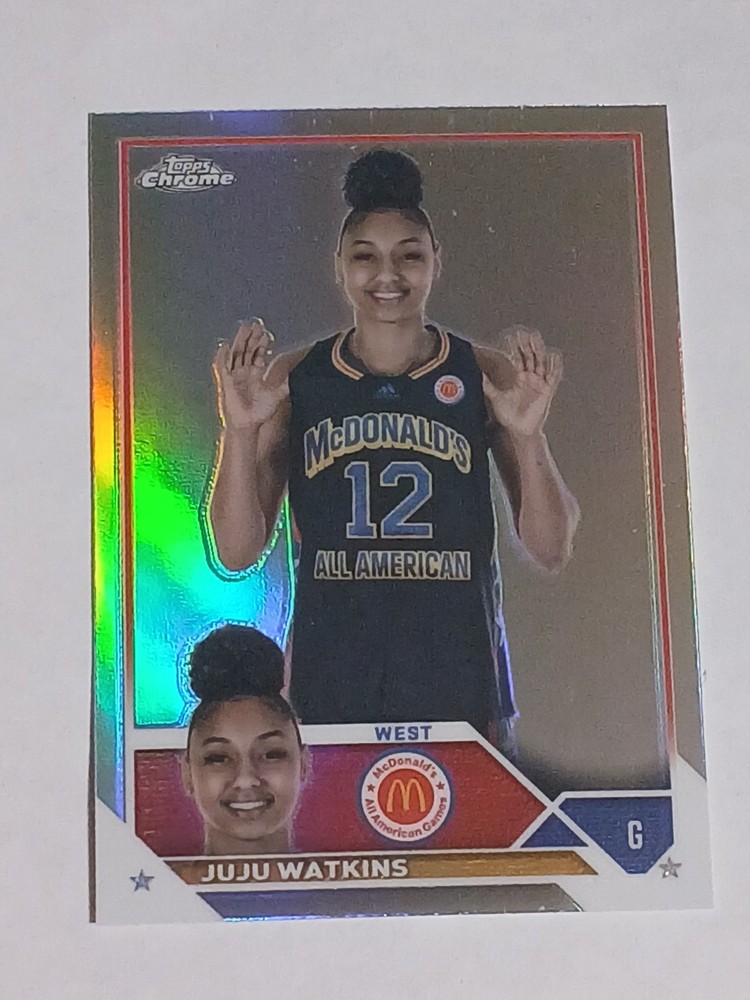 2023 Topps Chrome McDonalds All American Juju Watkins Refractor 93