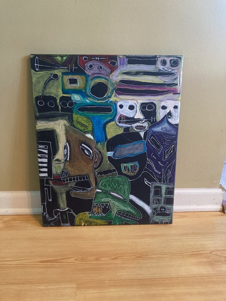 abstract art painting original canvas wall-image