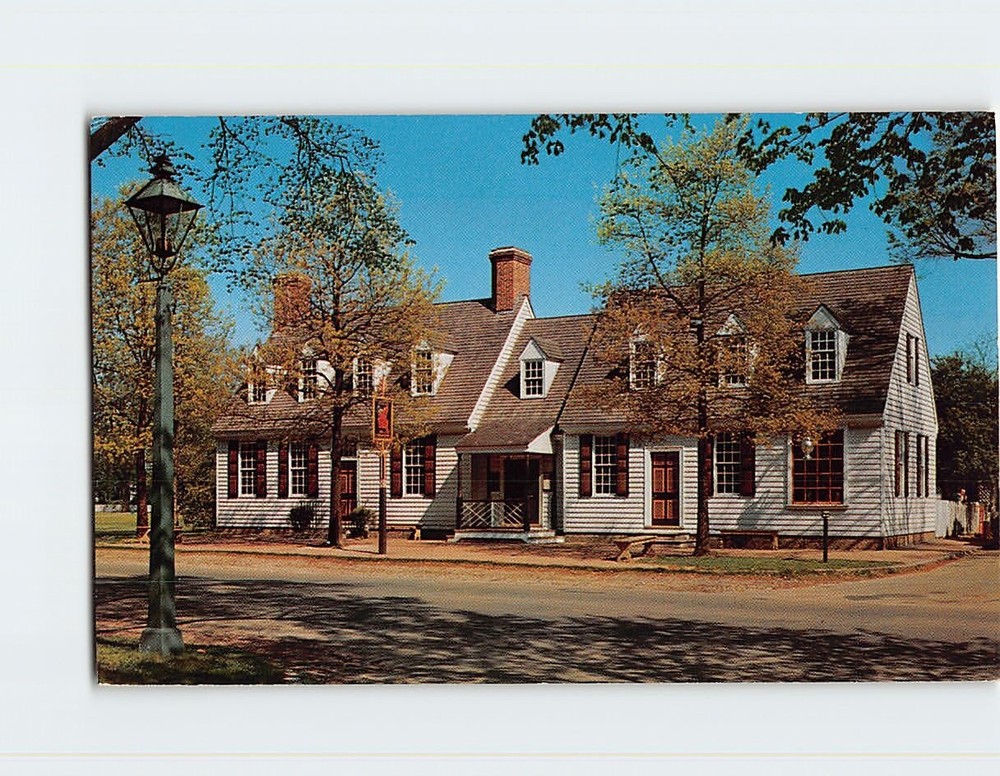 Postcard Chowning's Tavern Williamsburg Virginia USA