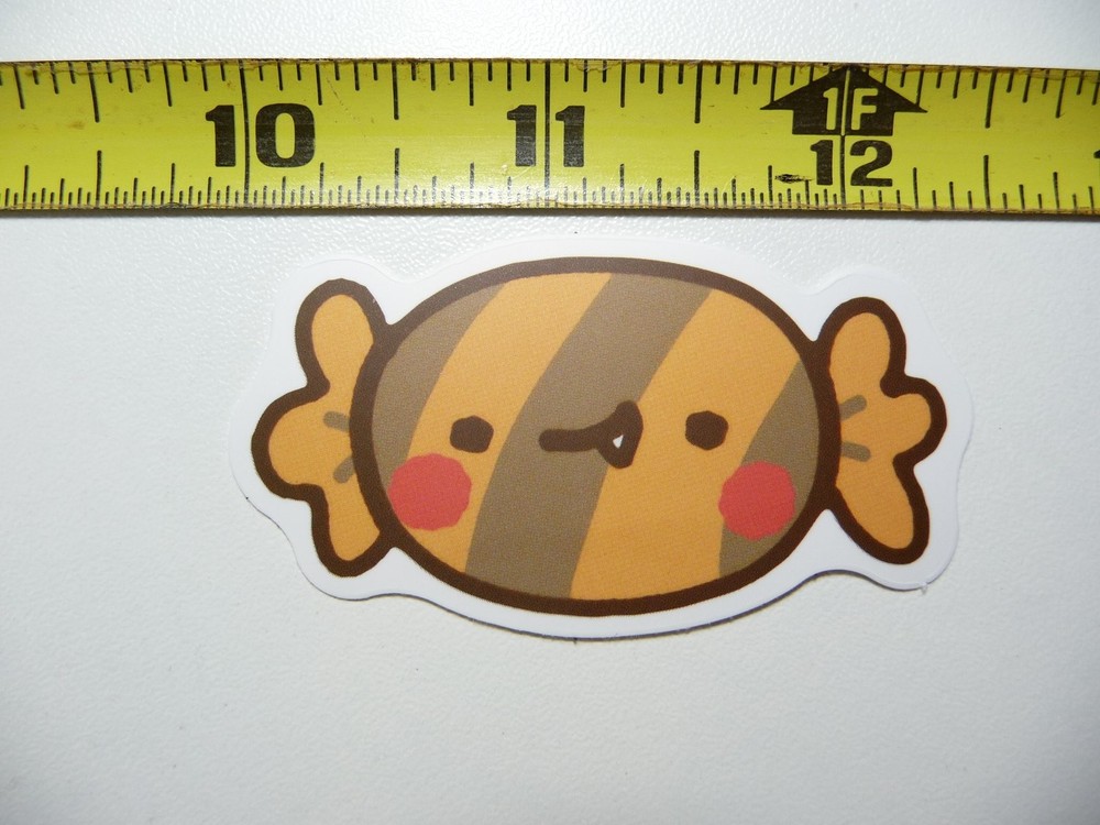 Spooky Halloween Candy Face Sticker Decal for Fall Decor