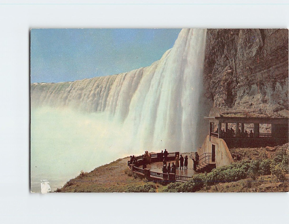 Postcard Plaza Below Horseshoe Falls Niagara Falls Ontario Canada