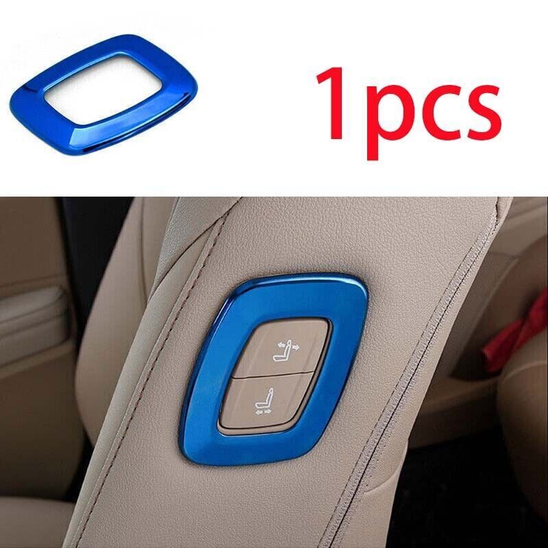 Titanium For Toyota Camry 2018-2023 Trim Seat Adjust Handle Button Frame Blue