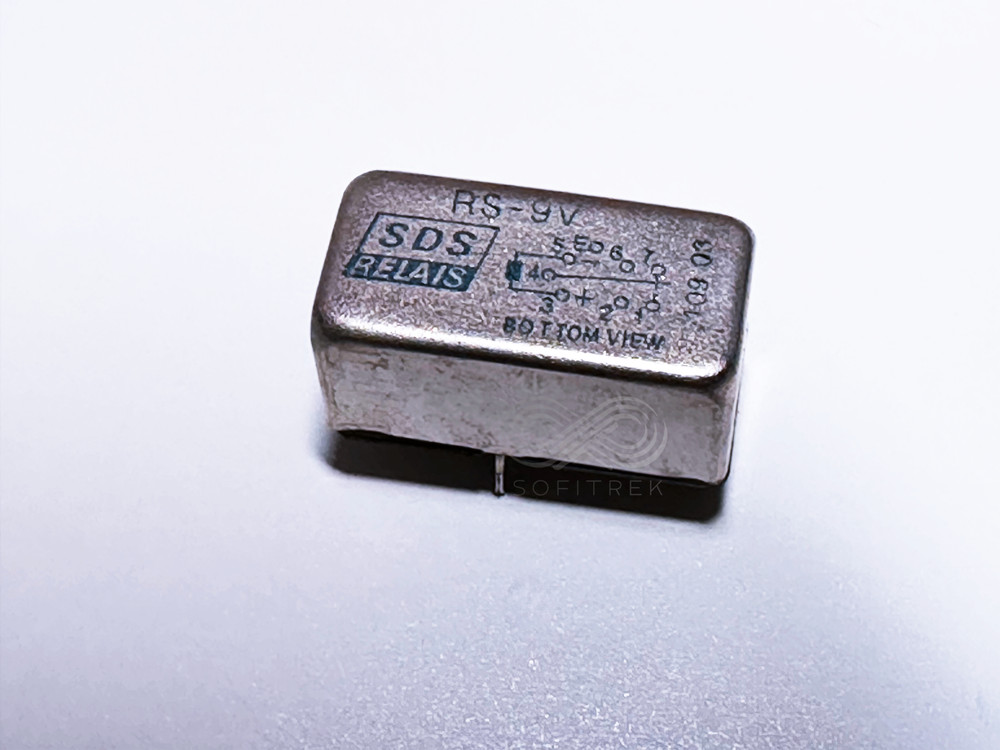 RS-9V SDS RELAIS Magnetically Sealed Reed Relay 9VDC 1A Polarized SPDT 8-Pin