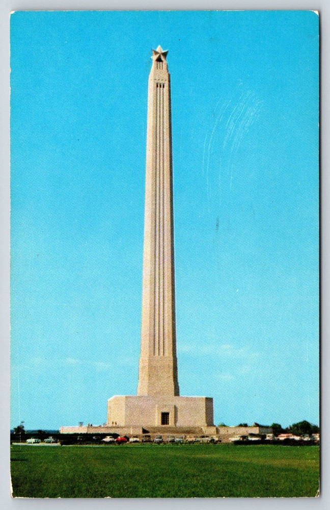 Houston Texas San Jacinto Monument Independence War Memorial Vintage Postcard