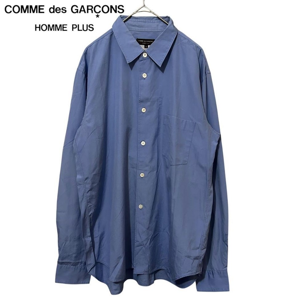 Comme des Garcons Homme Plus Long Sleeve Shirt/Blue Men's Made in Japan Size S