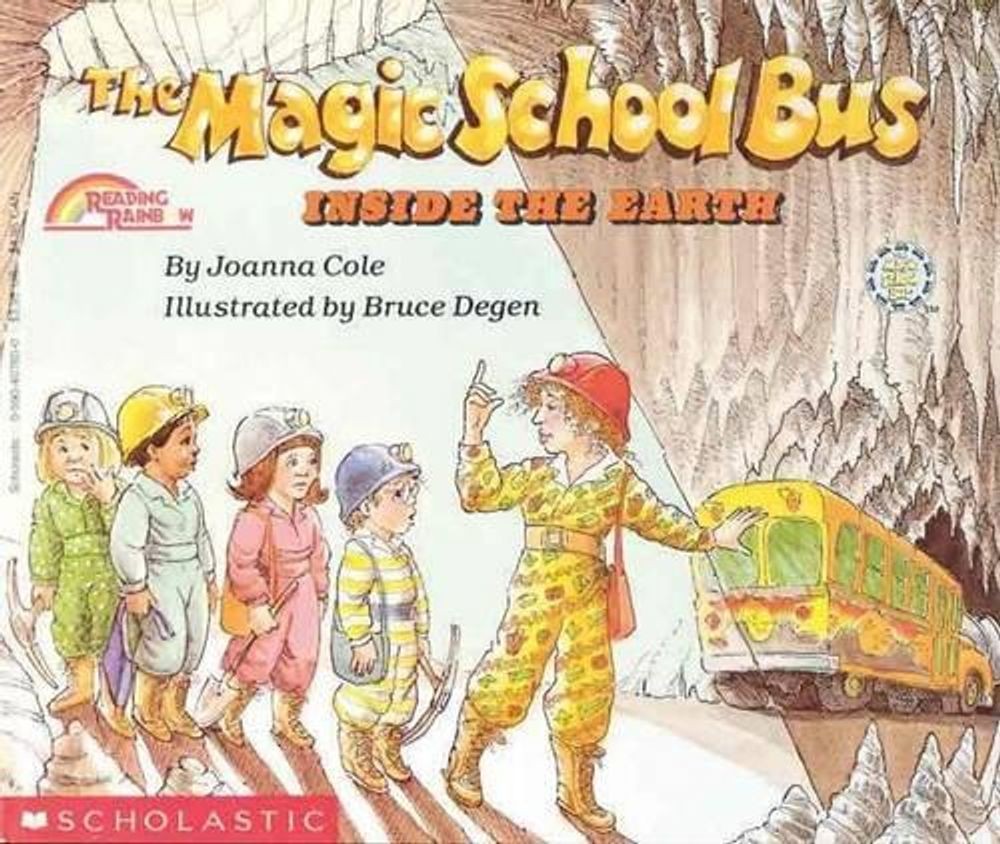The Magic School Bus inside the Earth by Joanna Cole (English) Paperback Book