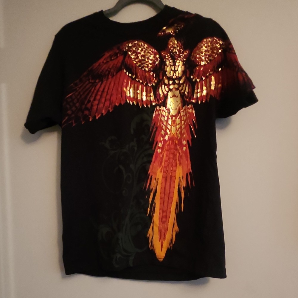 Universal Orlando Men's Graphic Print T-Shirt Fawkes Black Cotton Crew Neck M
