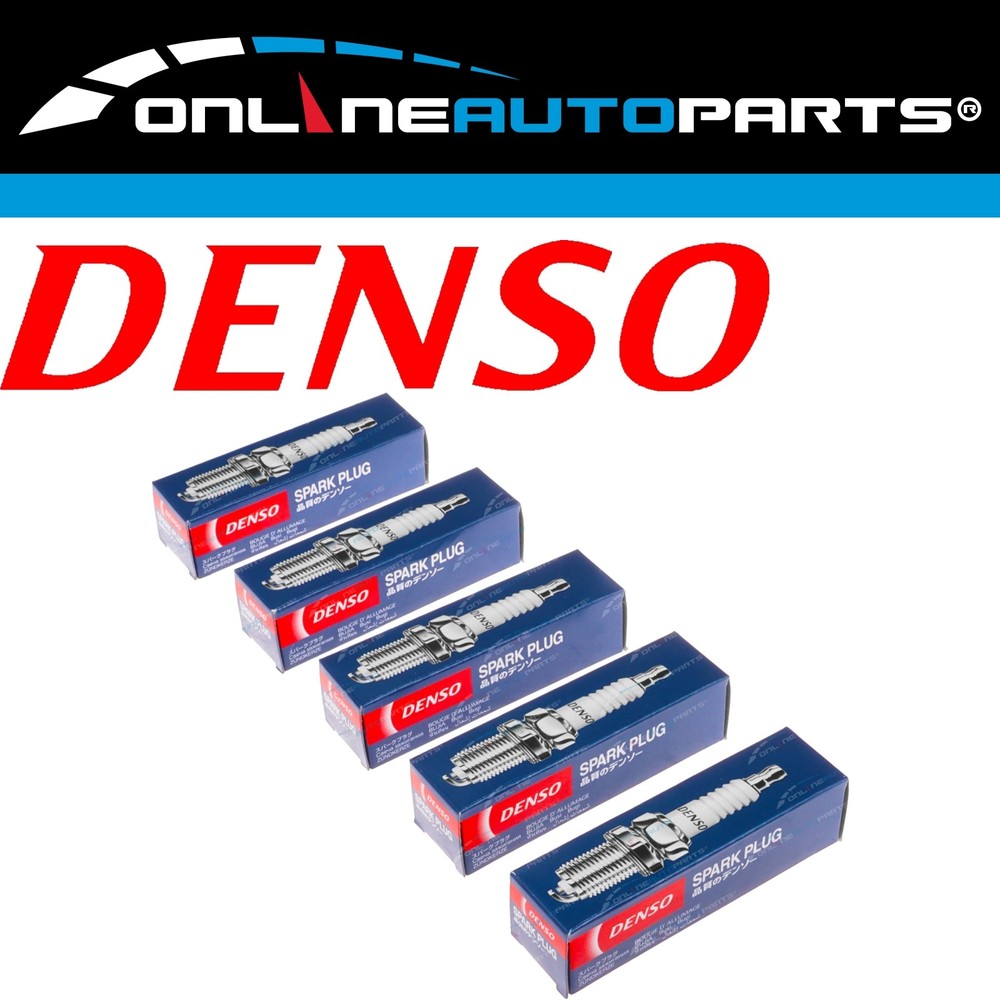 5 Denso Nickel Spark Plugs for Volvo V70 B5244T 2.4L 2001-2003