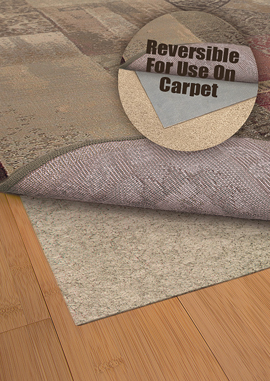 Non-Slip Ivory Gray Rug Pad 3'10
