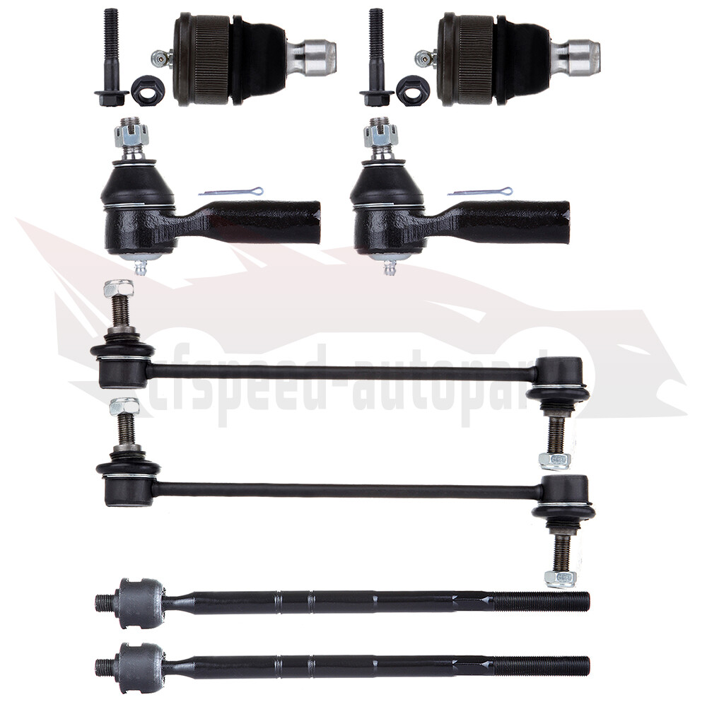 8pc Front Suspension Kit for 2001-2004 Ford Escape - Ball Joints, Sway Bar, Tie Rods
