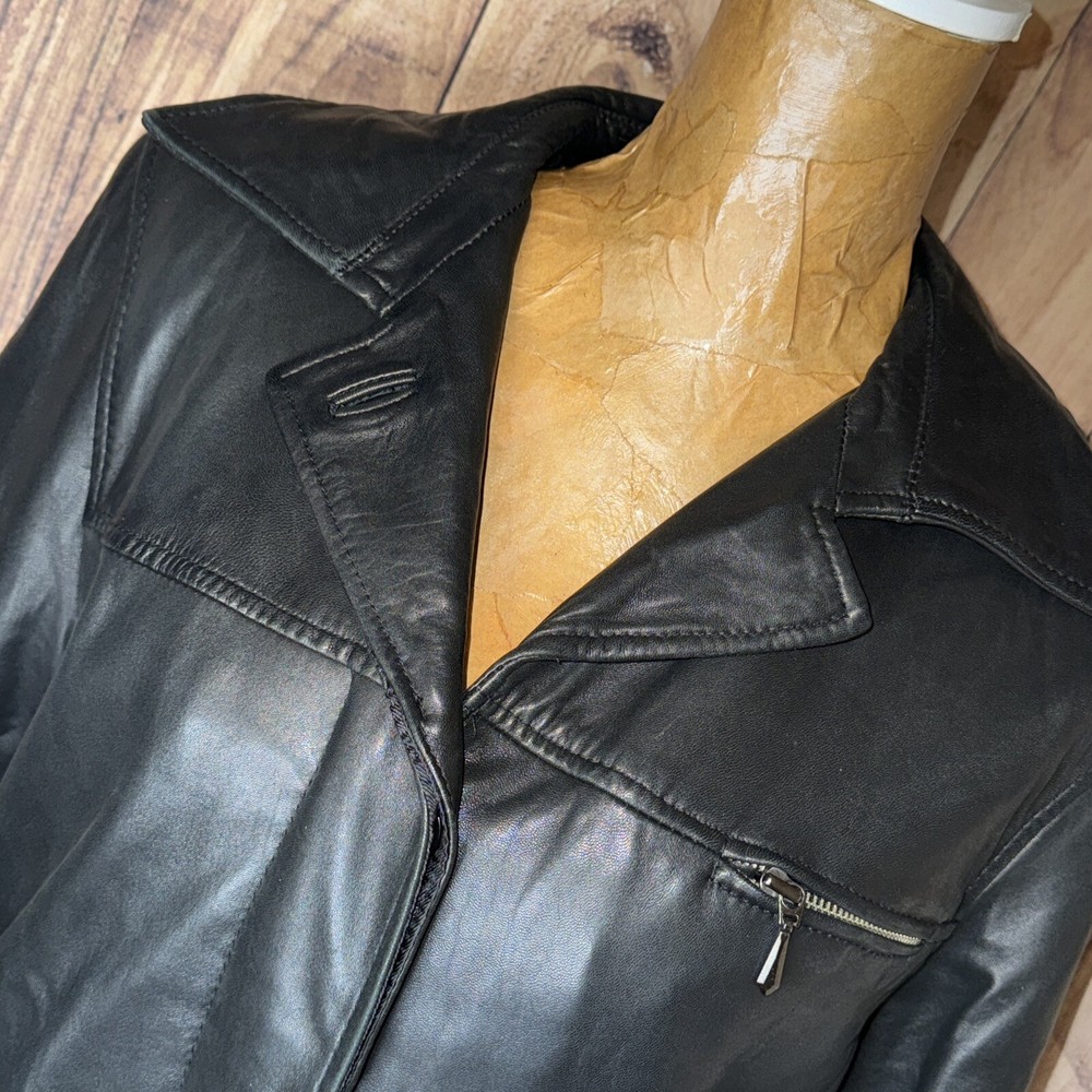 LNR la nourvelle renaissance Brown Genuine Leather Lacket Women's Size P/M