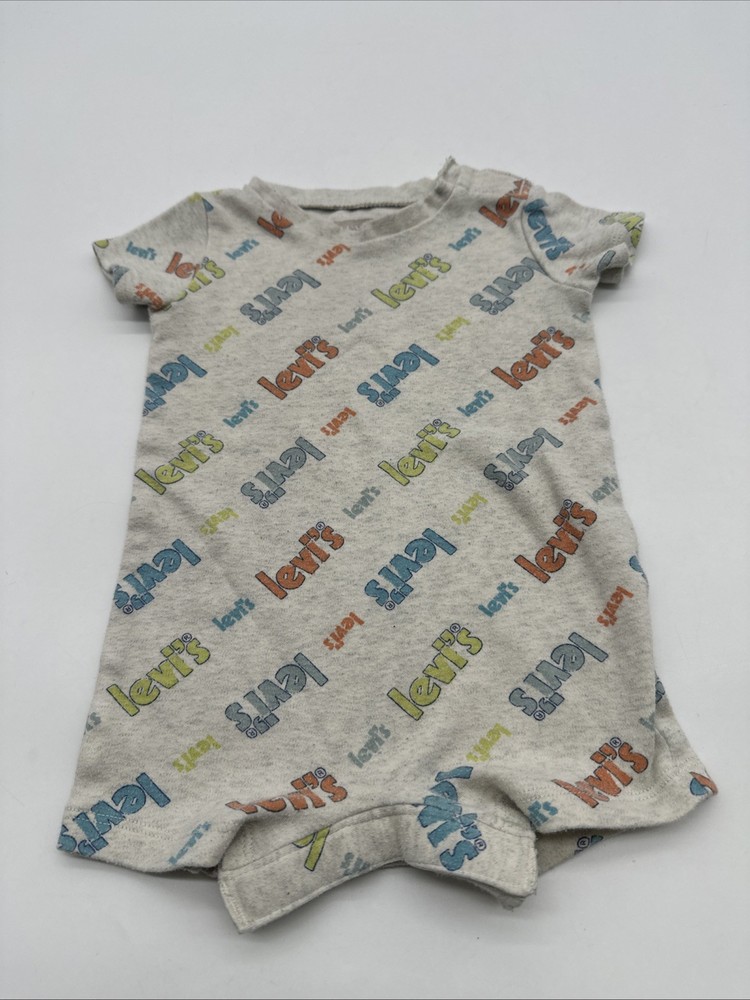 Levi’s One Piece Youth Boy 6M Logo Aop Snap..#27887