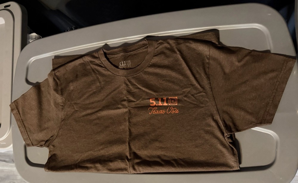 5.11 Texas Old Town Road T-Shirt in Brown Large