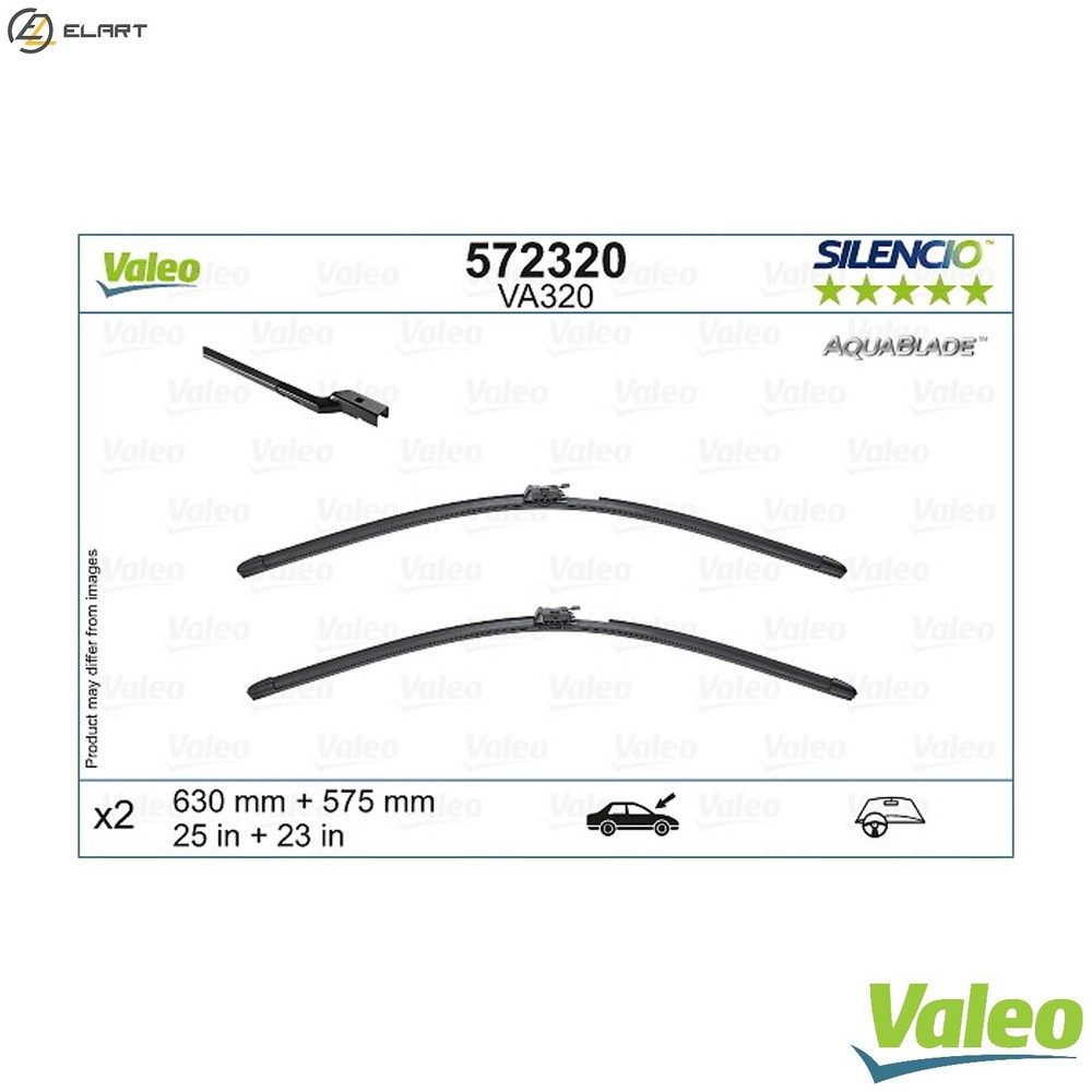 WIPER BLADE 572320 FOR MERCEDES-BENZ OM 651.921 2.1L 4cyl S-CLASS 3.0L 6cyl 5.5L