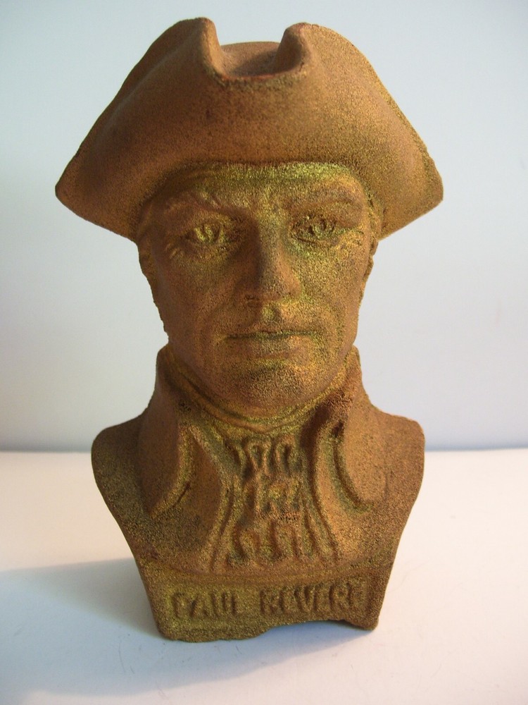 Vintage Paul Revere Bust Sand Casting Mold Redford Foundry Products